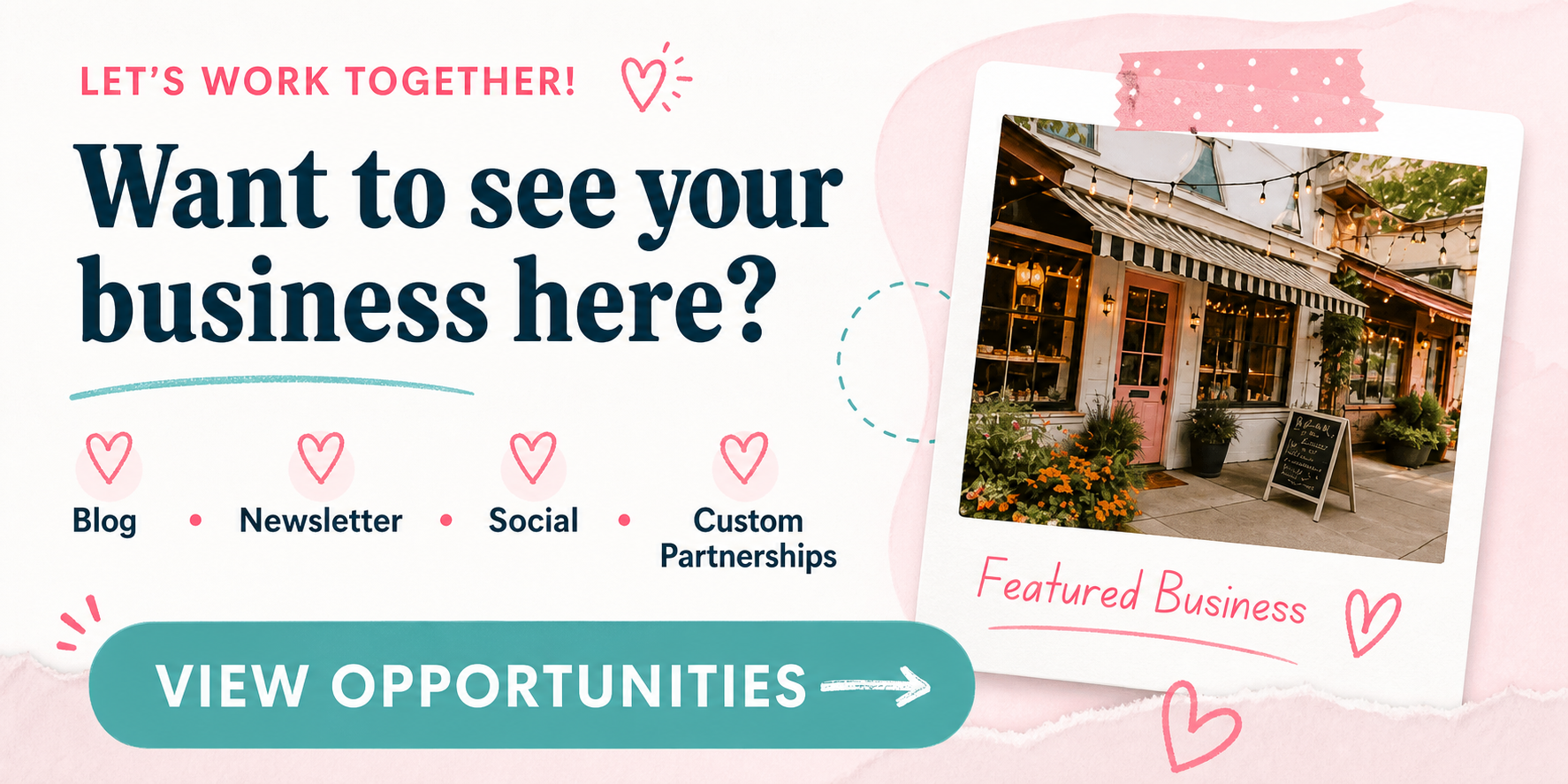 Work with My Curly Adventures partnership inquiry graphic for brands reaching Texas travelers.