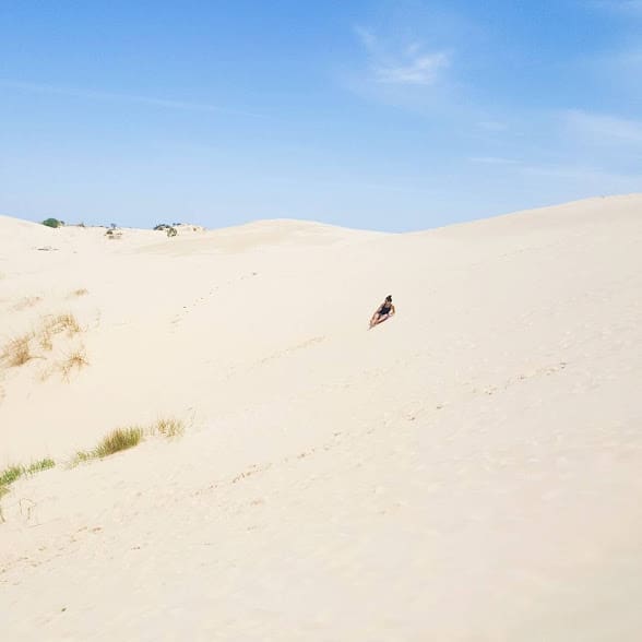 Sandsurfing in Texas