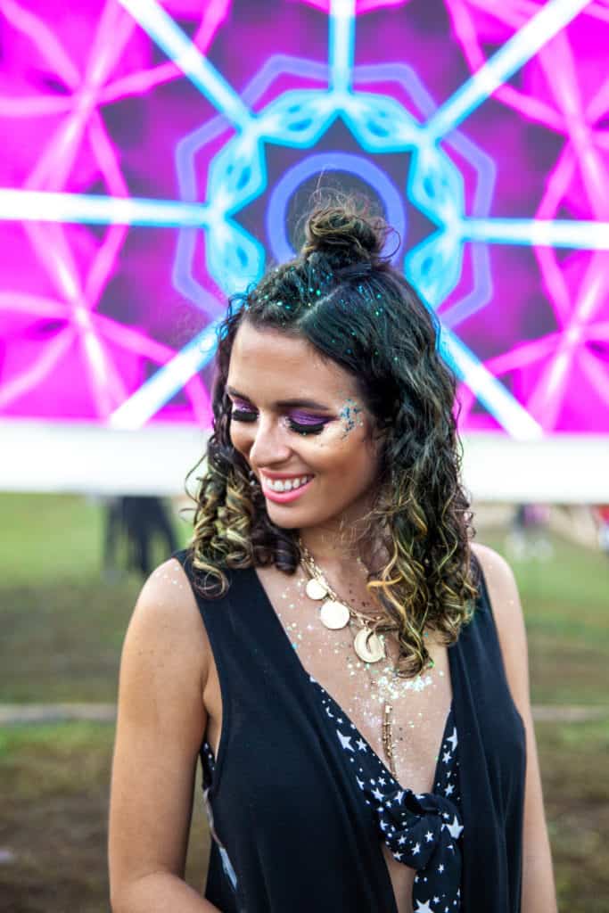 Festival Hairstyle Inspiration for Curly Hair