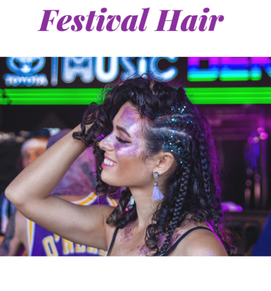 Festival Hairstyle Inspiration for Curly Hair