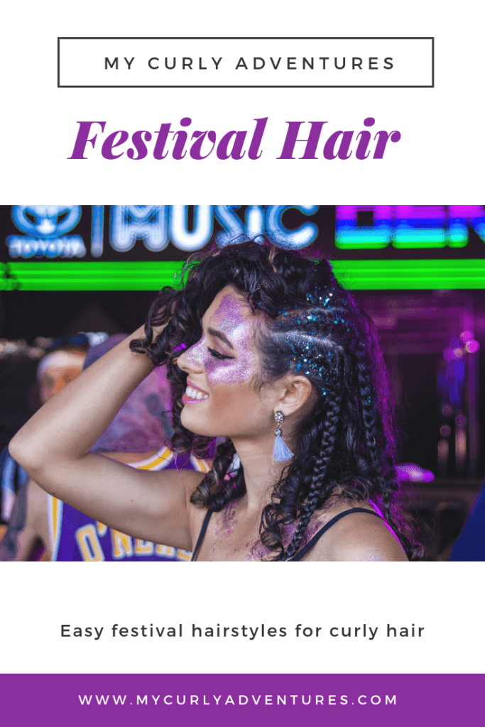 Festival Hairstyle Inspiration for Curly Hair