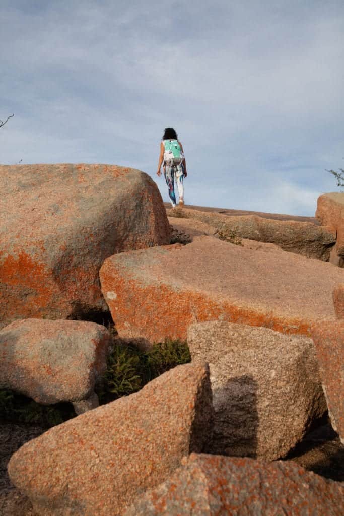 Hiking Enchanted Rock