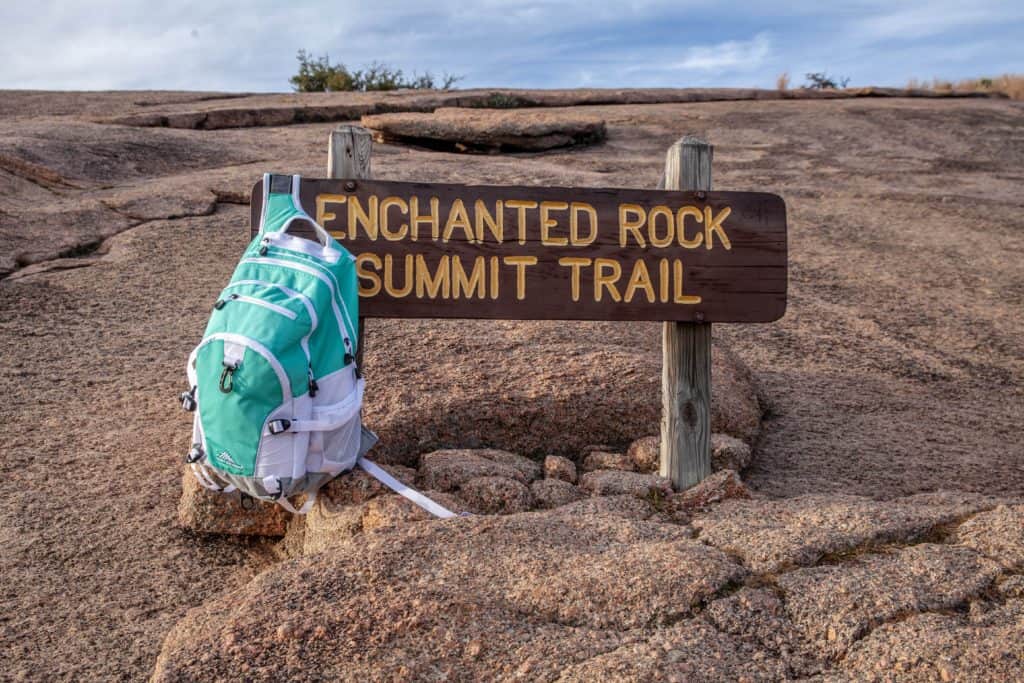 Hiking Enchanted Rock in Fredericksburg Texas With High Sierra