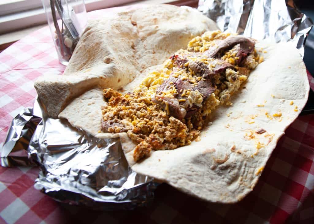 Where to Eat in corpus Christi - biggest breakfast taco in Corpus Christi