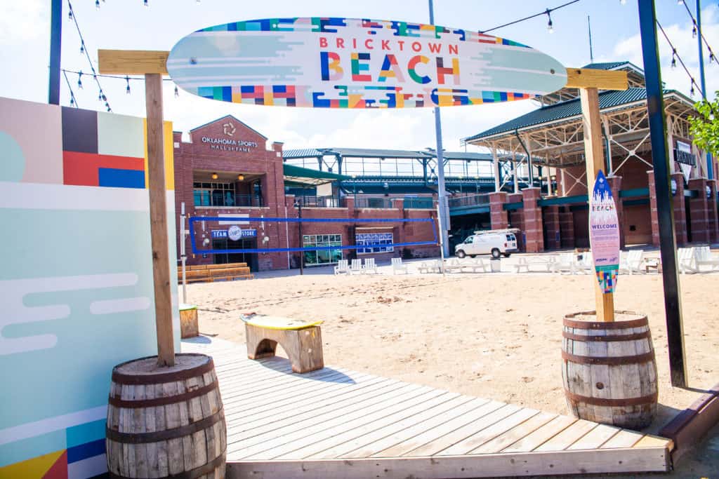 bricktown beach in Oklahoma city