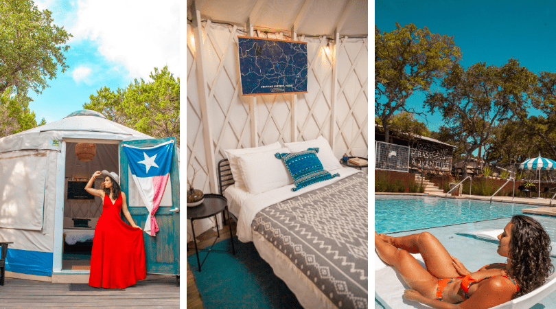 Go Glamping in A Yurt In Dripping Springs, TX - Lucky Arrow Retreat