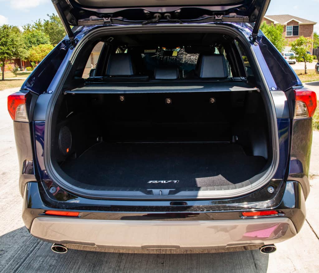 the trunk of a car