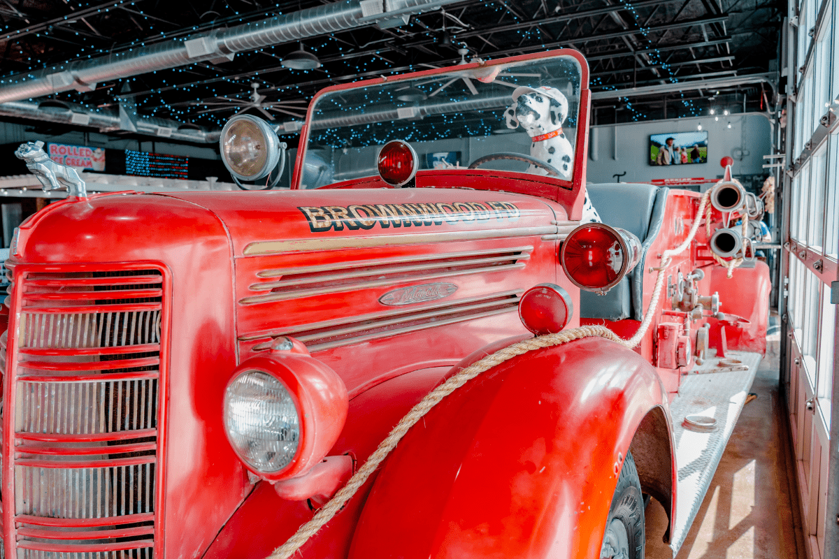 Red Vintage Firetruck