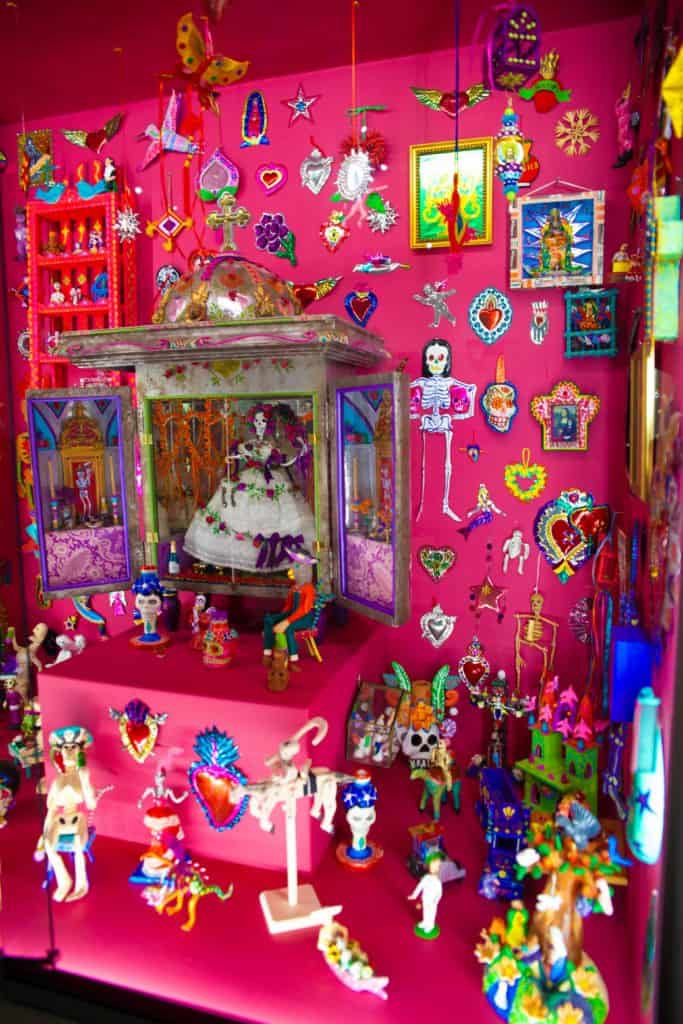 a room full of colorful objects