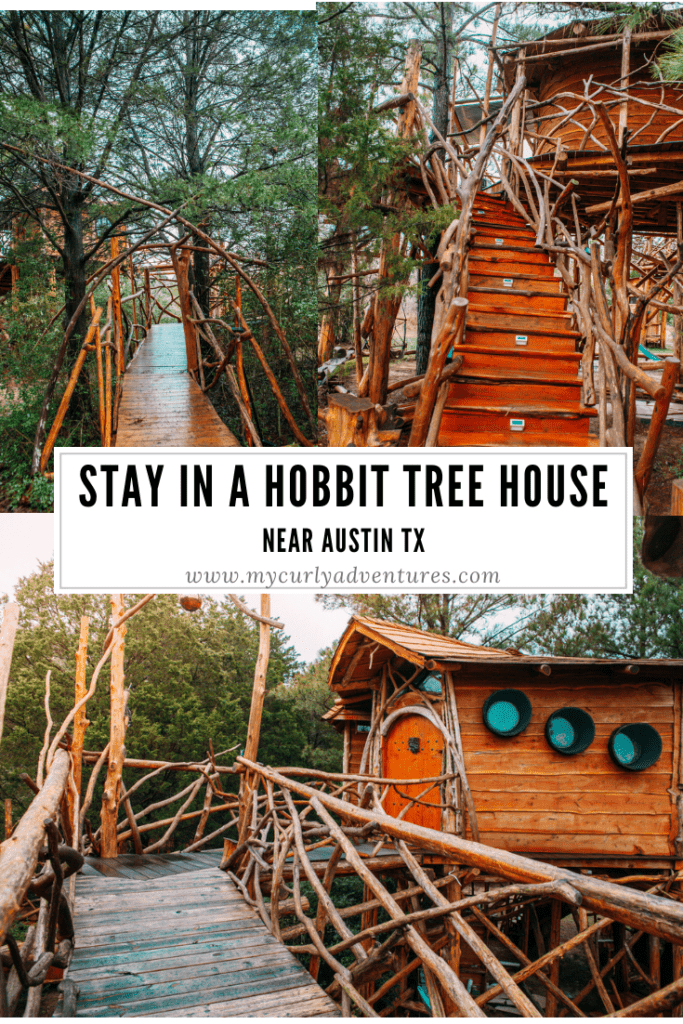 Hobbit Tree House Near Austin Texas 