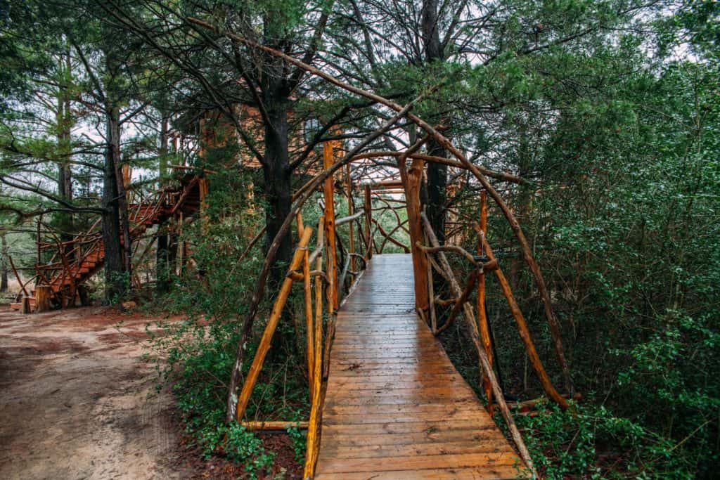 Hobbit Tree House Near Austin Texas 