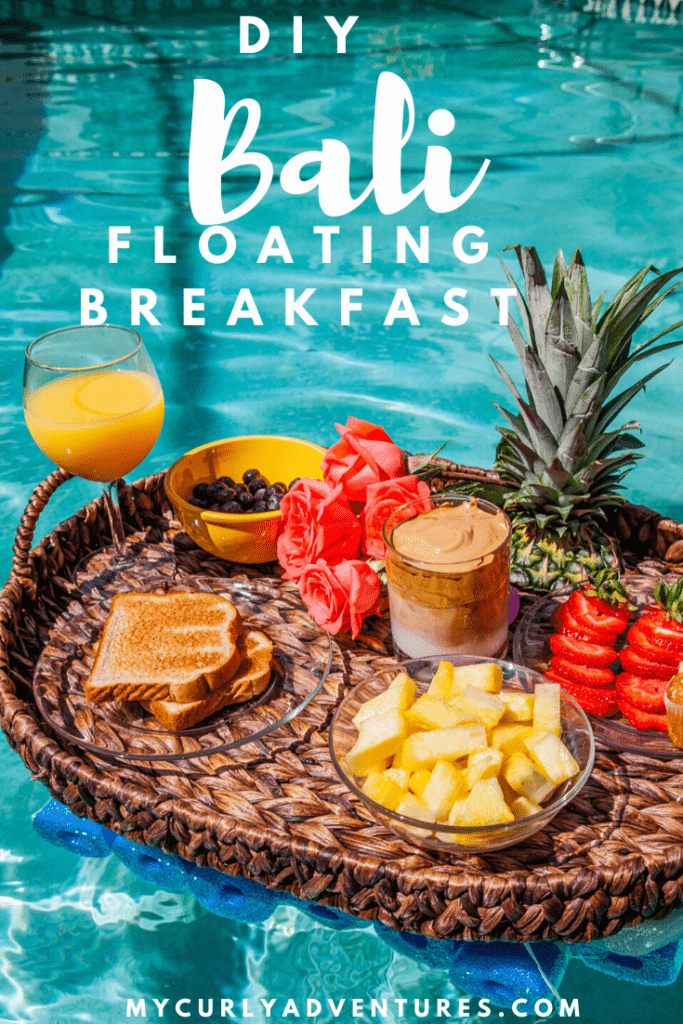 DIY Bali Floating Breakfast Tray