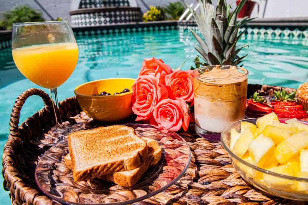 DIY Bali Floating Breakfast Tray 