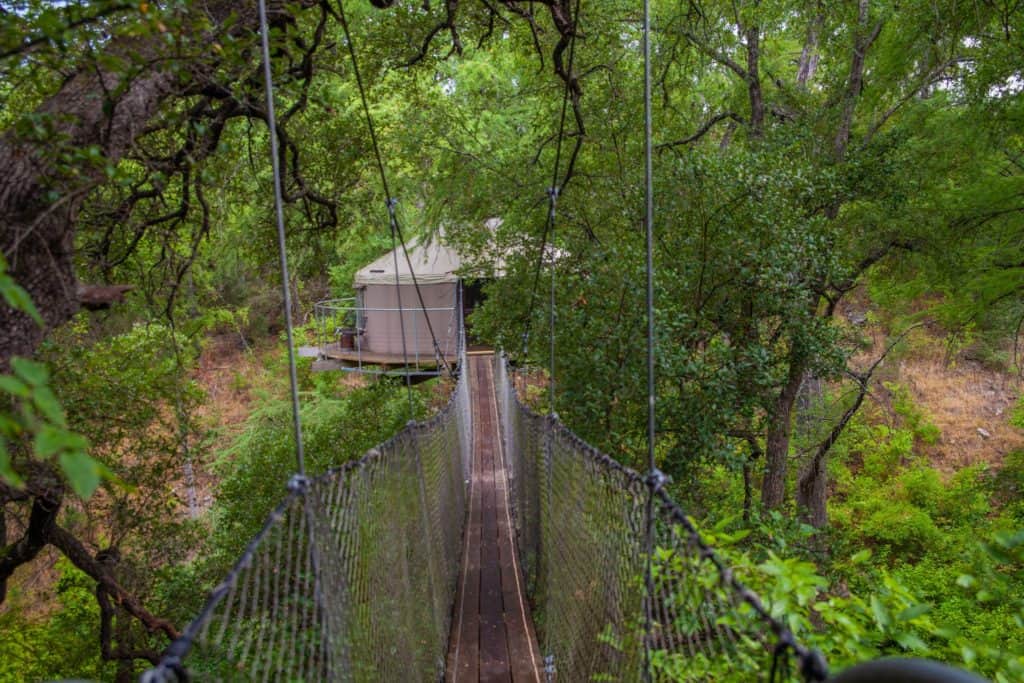 Luxury Eco Friendly Hotels in Texas Sleep In This Tree House in Spicewood TX