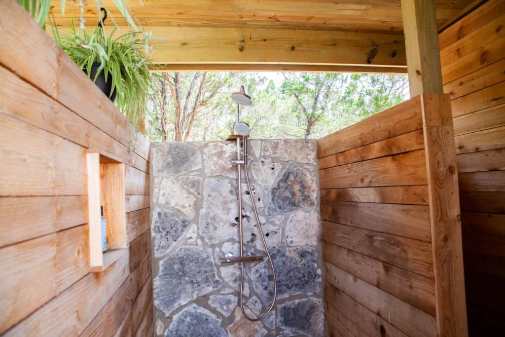 Yurt with a Hot Tub in the Texas Hill Country