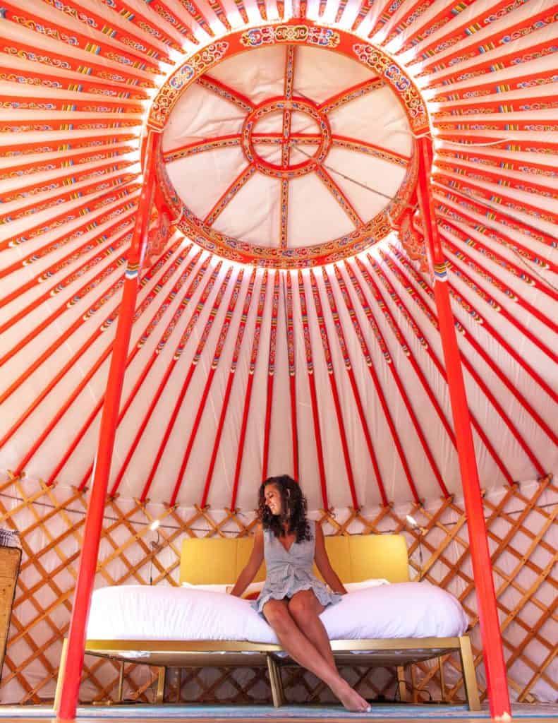 Yurt with a Hot Tub in the Texas Hill Country