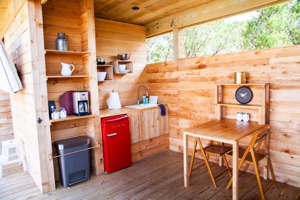 Yurt with a Hot Tub in the Texas Hill Country