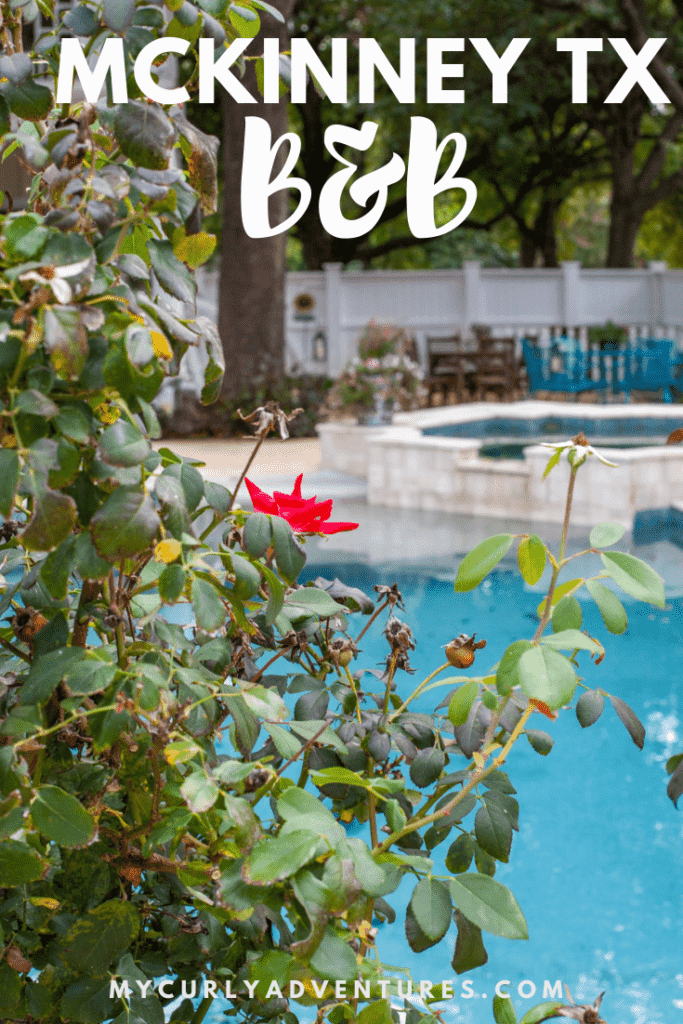 Stay at this Beautiful Bed & Breakfast with a Pool in McKinney TX