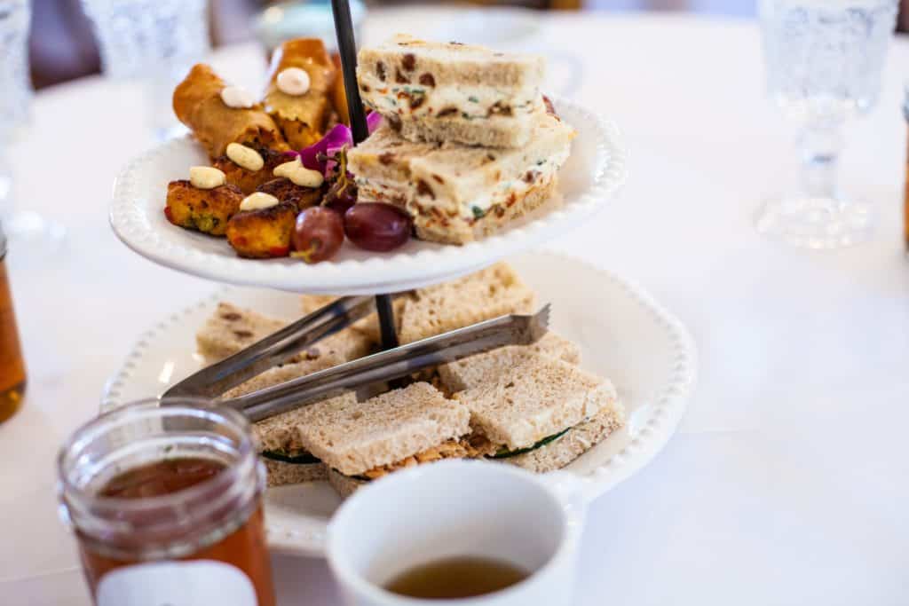 a plate of food on a table Things to Do in McKinney TX