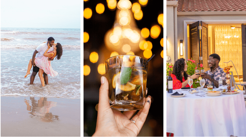 Romantic Couple's Getaway to Galveston