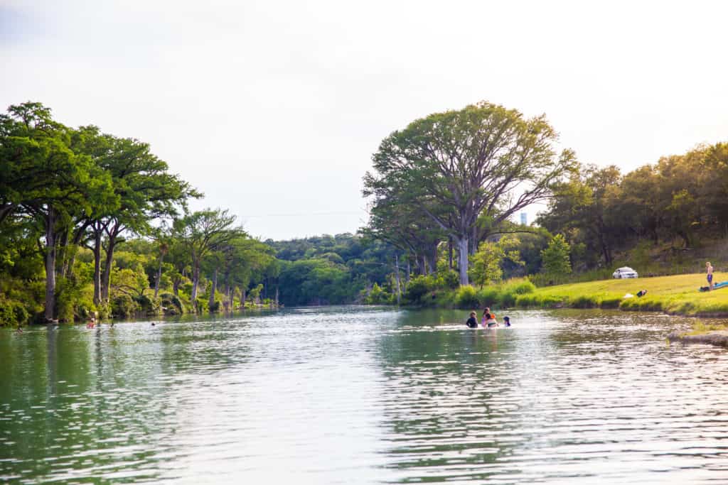 Vacation spots in TX by water