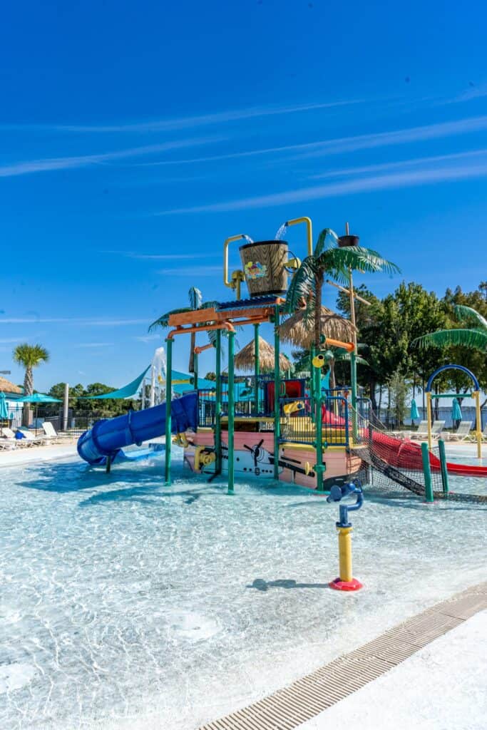 kiddie pool and slides at margaritaville lake conroe