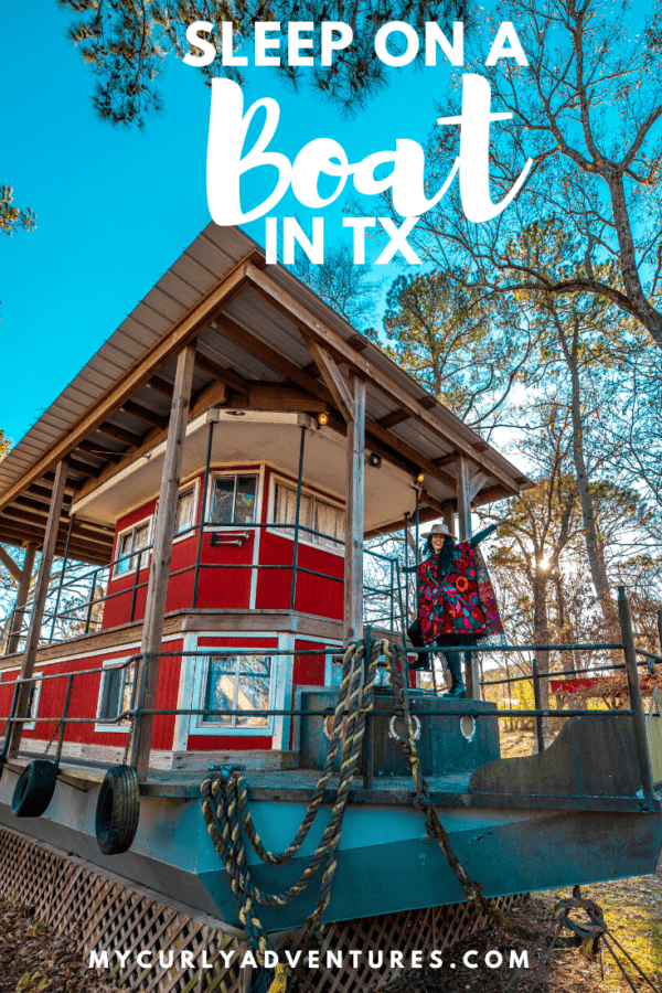 Sleep in a Boat at Caddo Shores Cabins My Curly Adventures