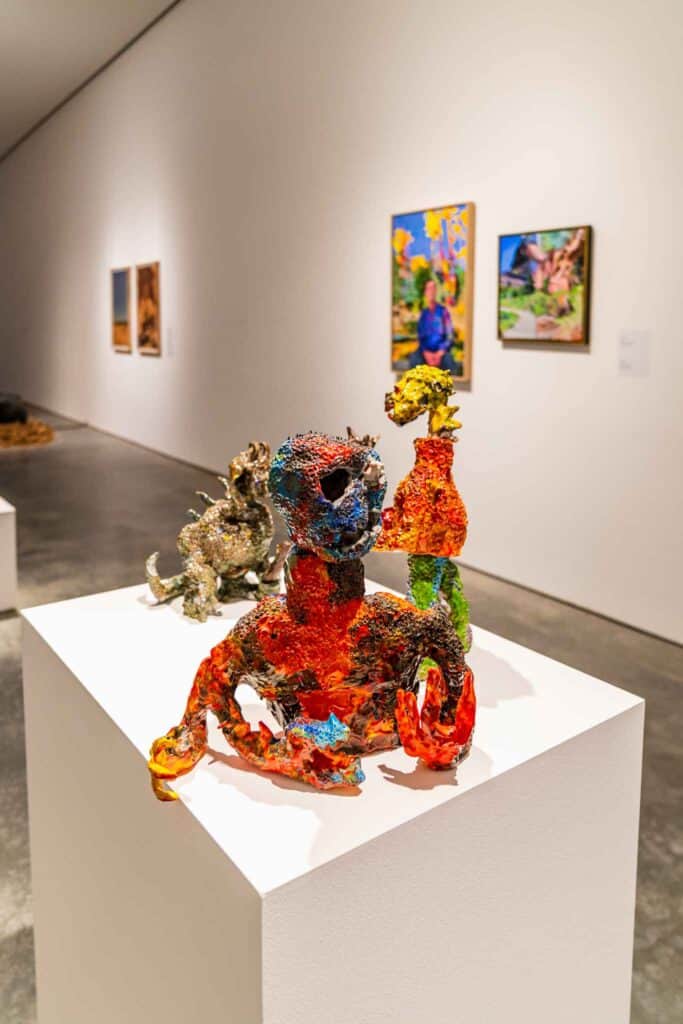 Glass sculpture at SITE Museum in the Plaza Date Night Ideas Santa Fe Couples