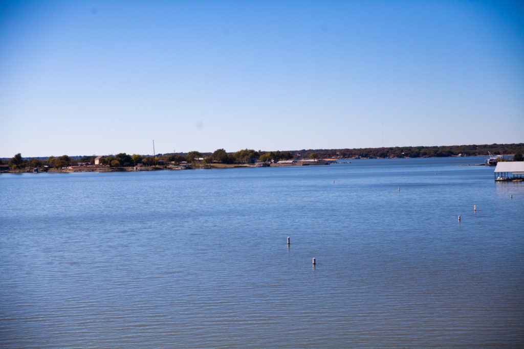 View of lake in Brownwood TX Lake Getaway