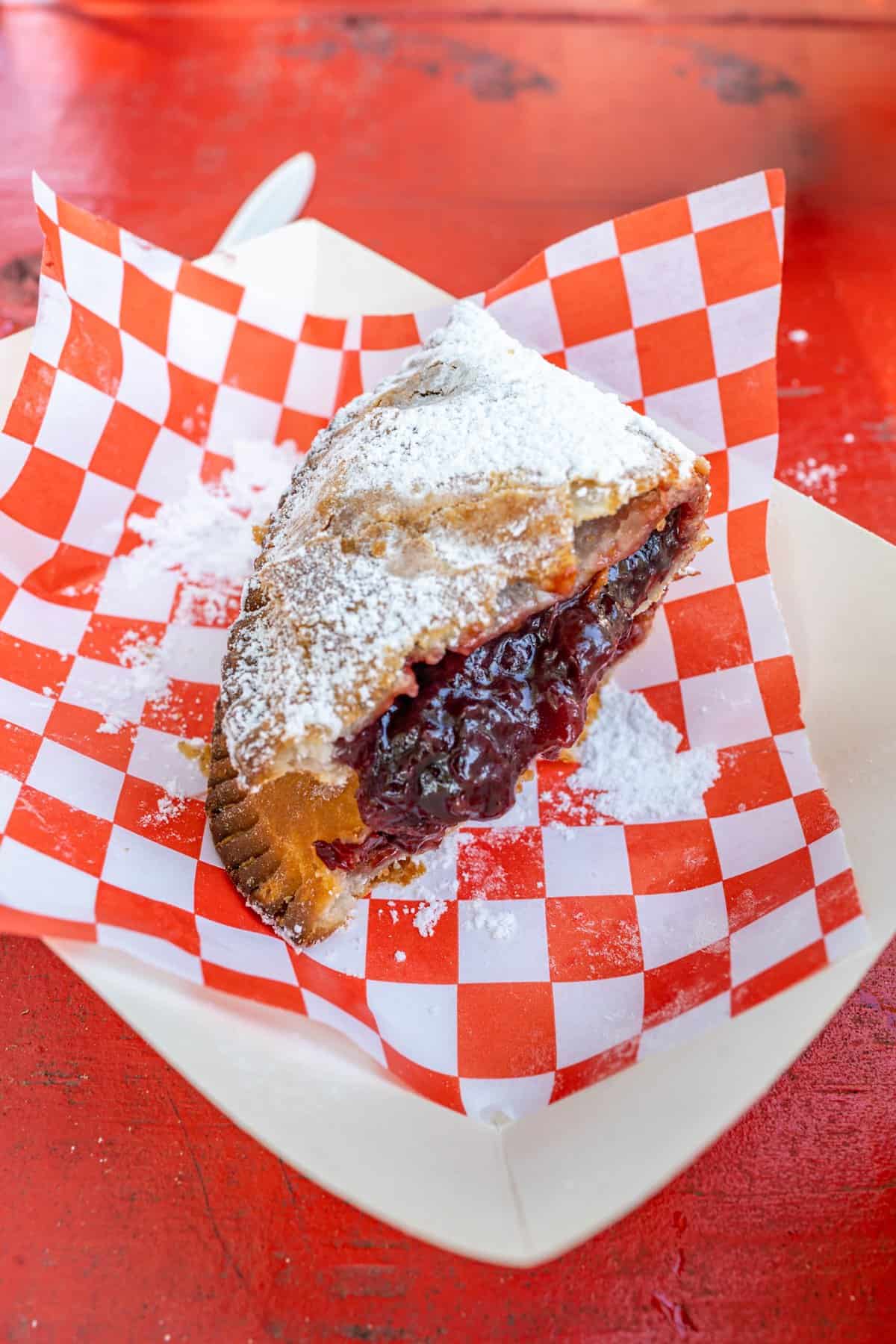 Sweet pie from Damn Fine Coffee and Fried Pies in Bay Area Houston