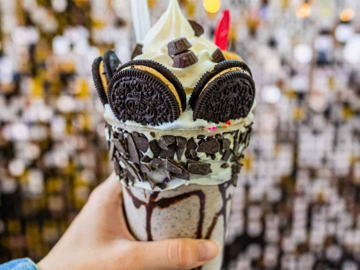 Elaborate milkshake in Tampa things to do couples