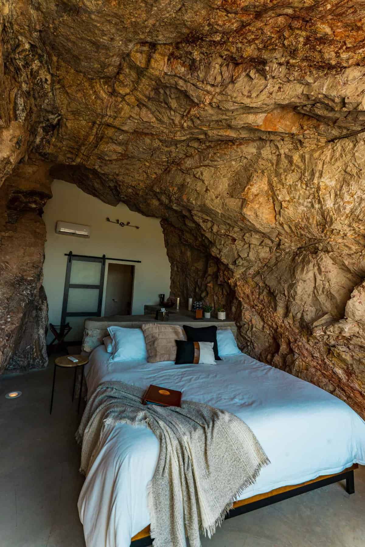 Luxury Cave Bedroom with King-Size Bed