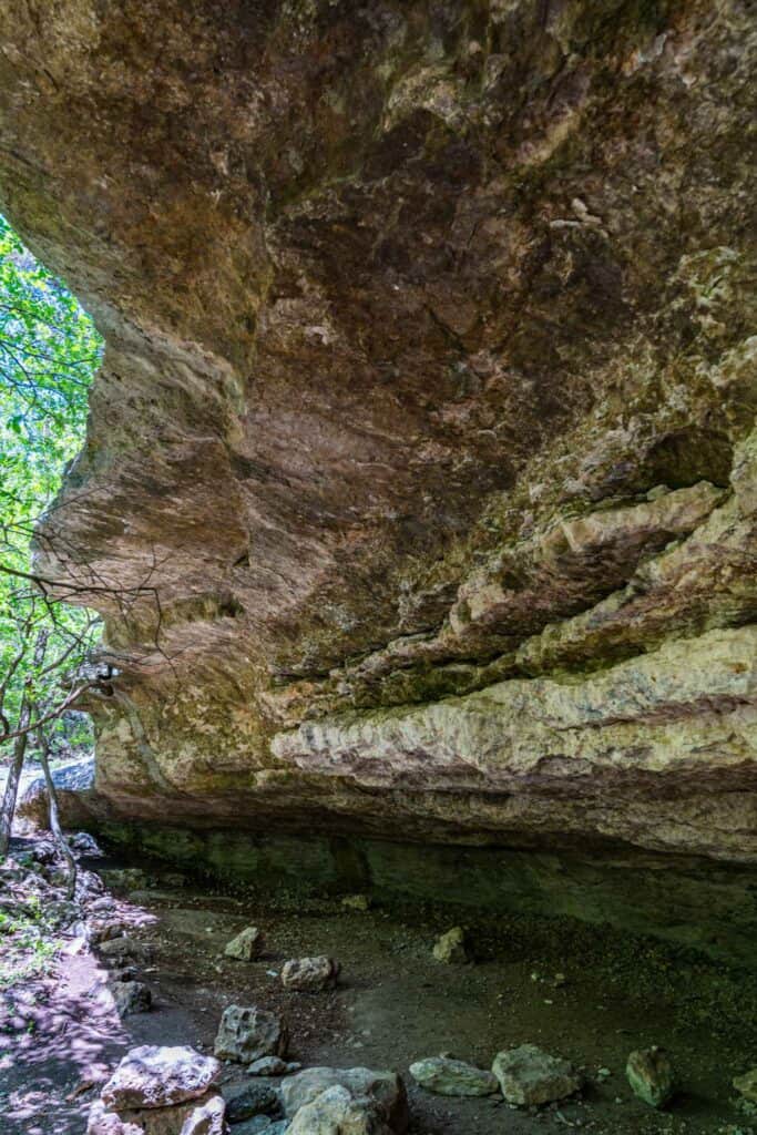 Caves at Mother Neff State Park