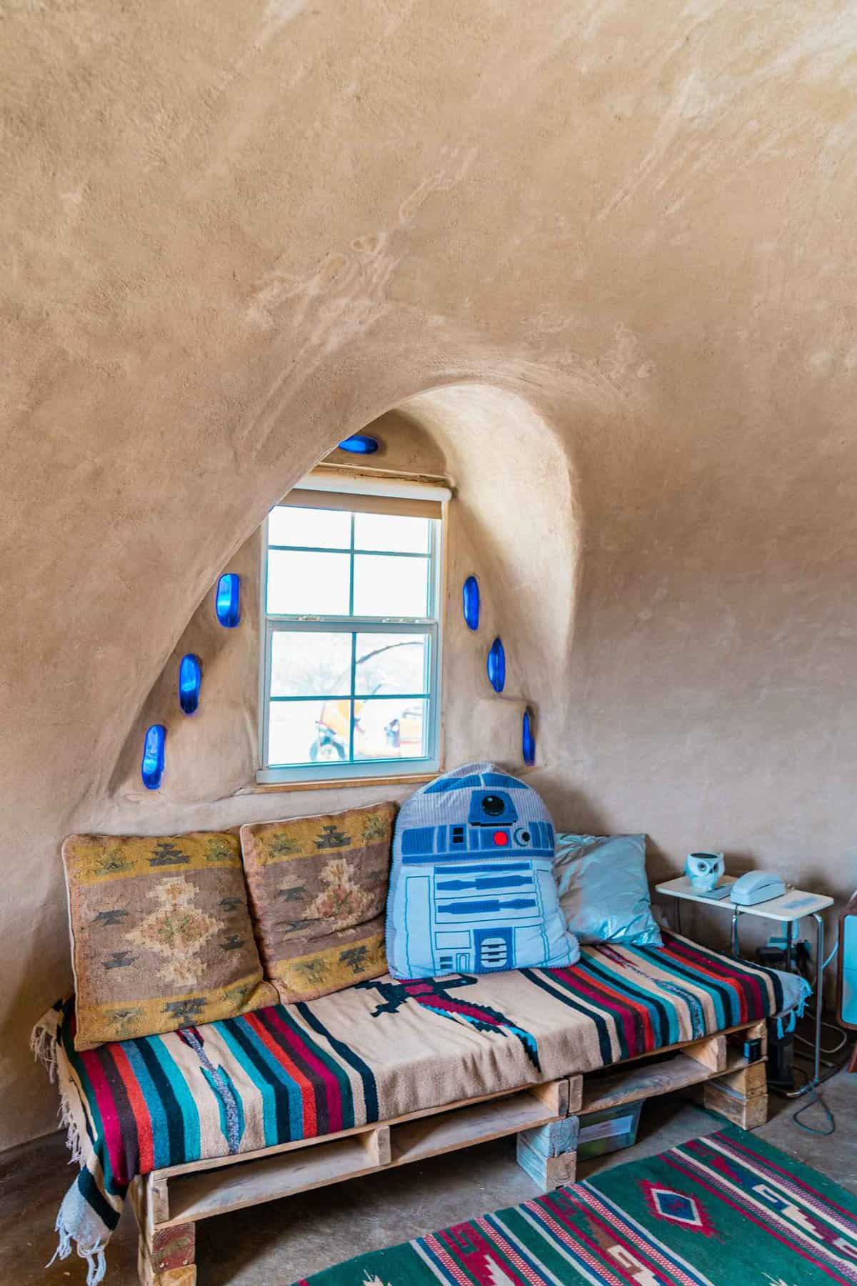 Window seat inside of Tatooine Cave