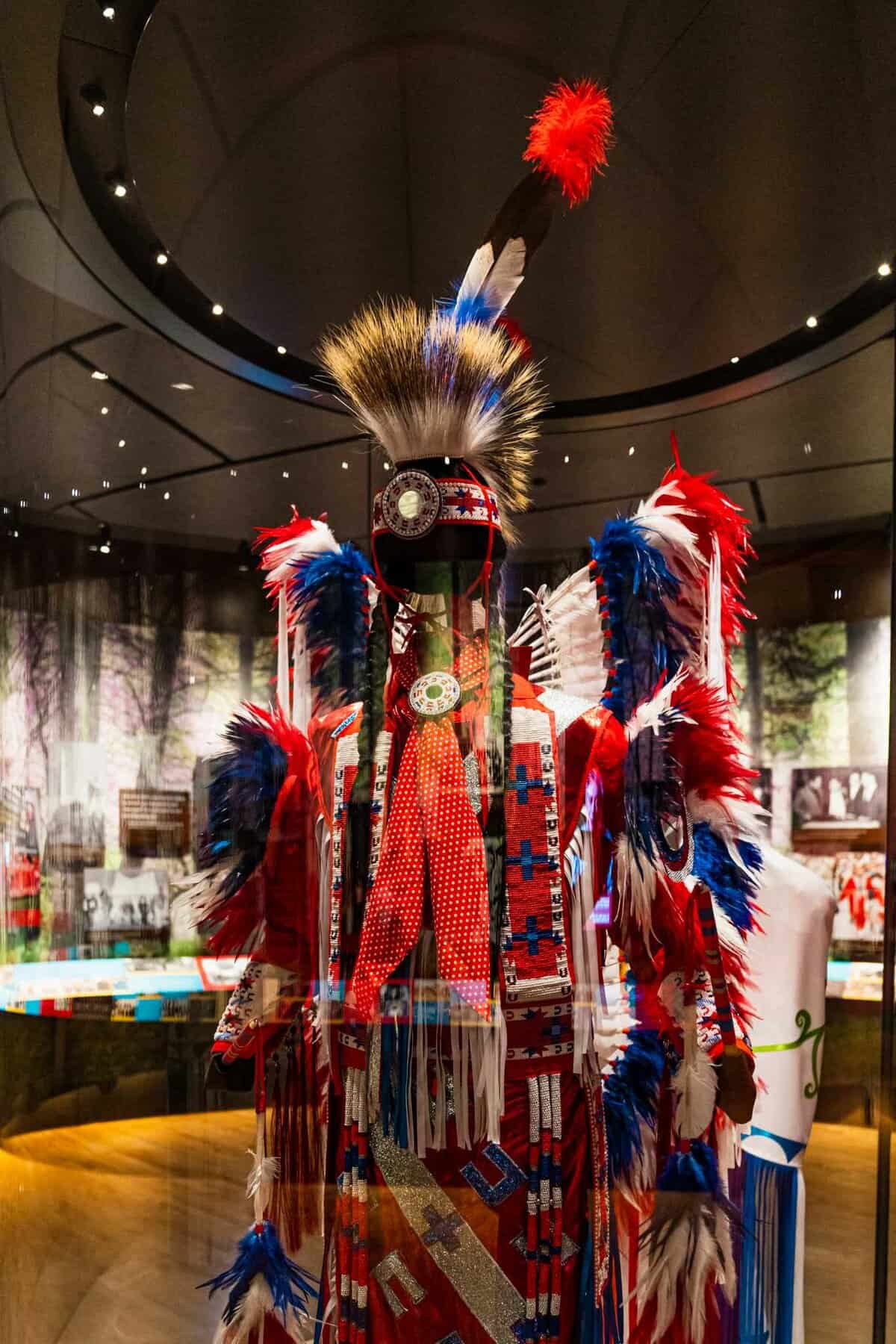 Cultural outfit at First Americans Museum in OKC