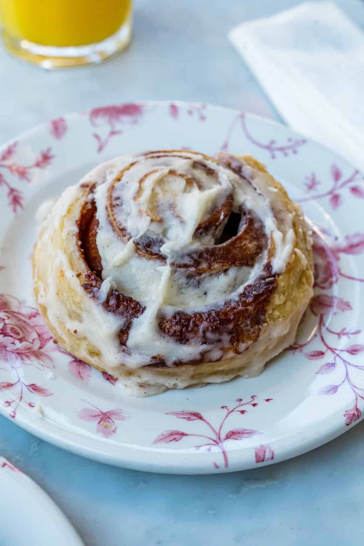 Cinnamon roll served at Harvey Bakery and Kitchen in OKC