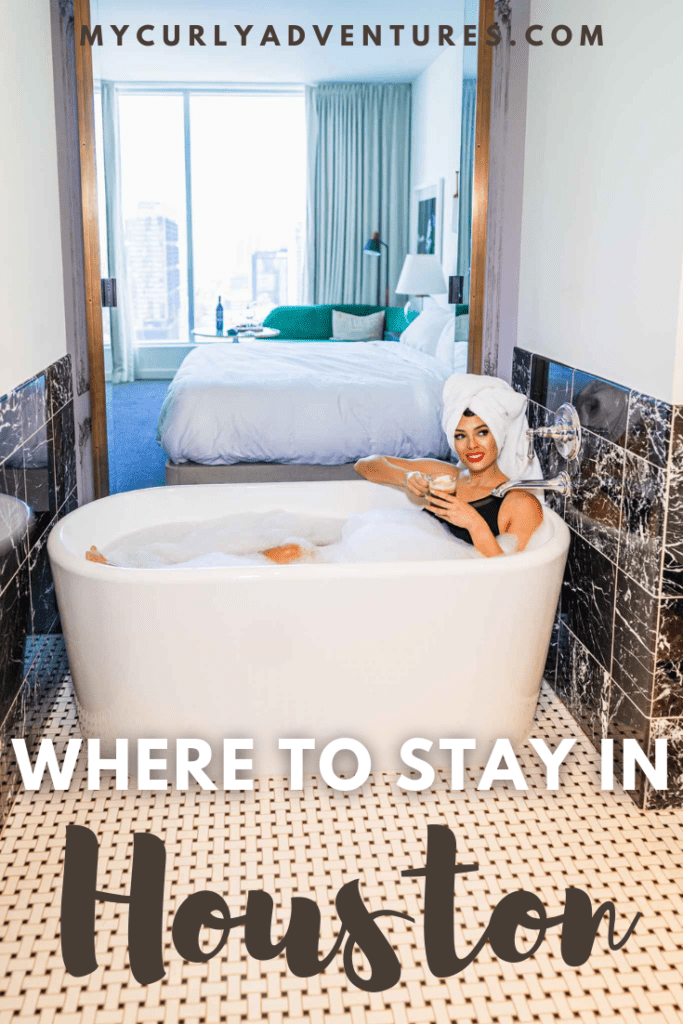 Lady in a hotel room tub