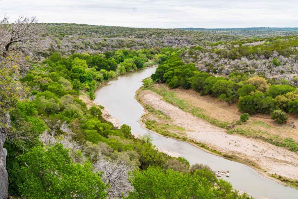 Lampasas River View from Above