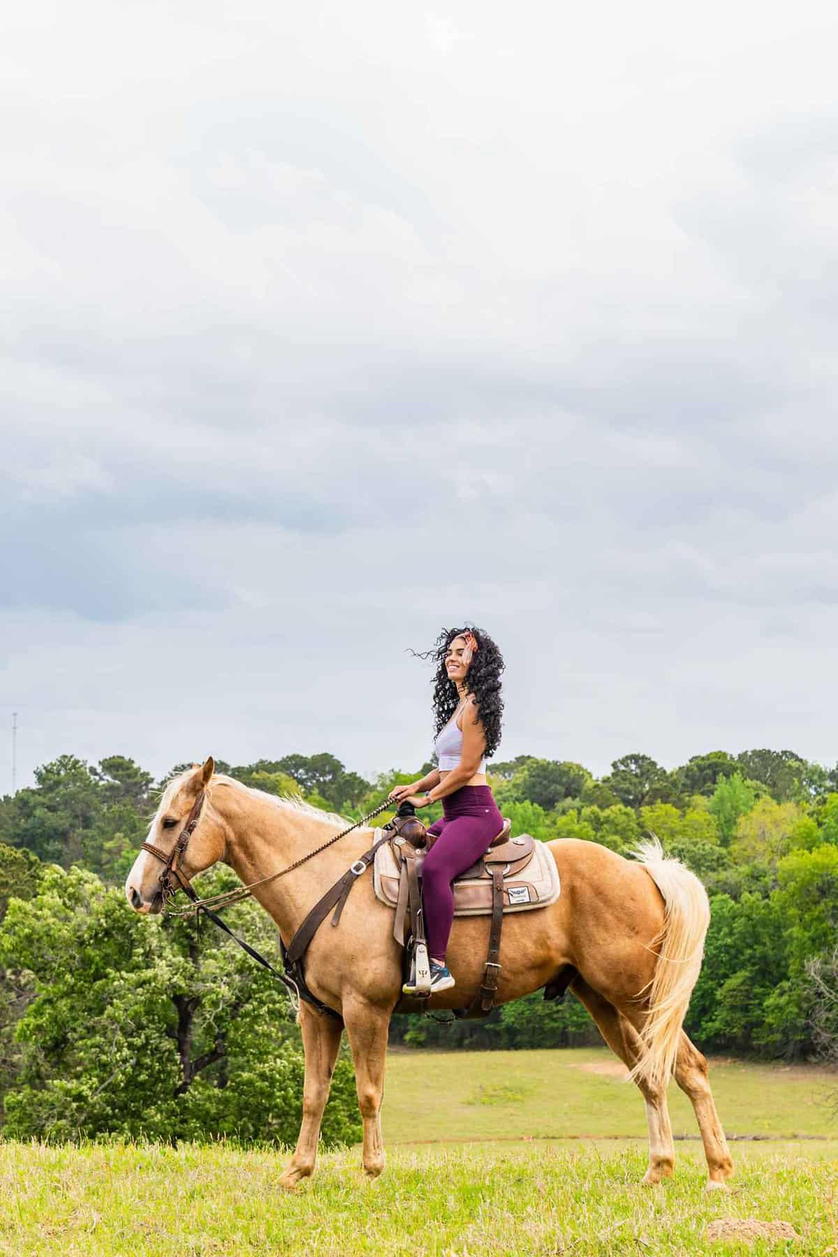 Lady Horseback Riding