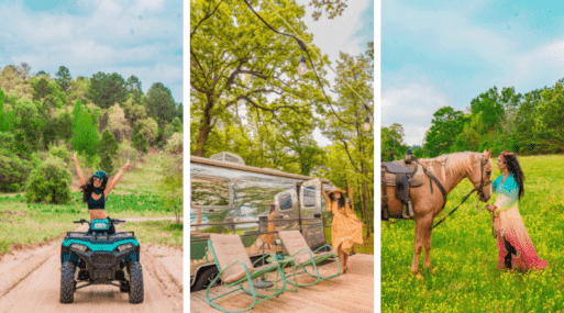 ATV riding, Airstream Accommodation and horseback ridingd