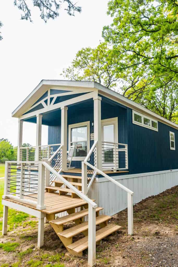 Blue Country Cottage