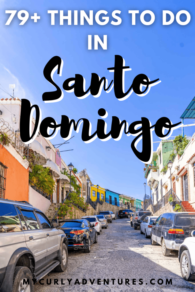 Street View with Cars Parked on The Side of Santo Domingo