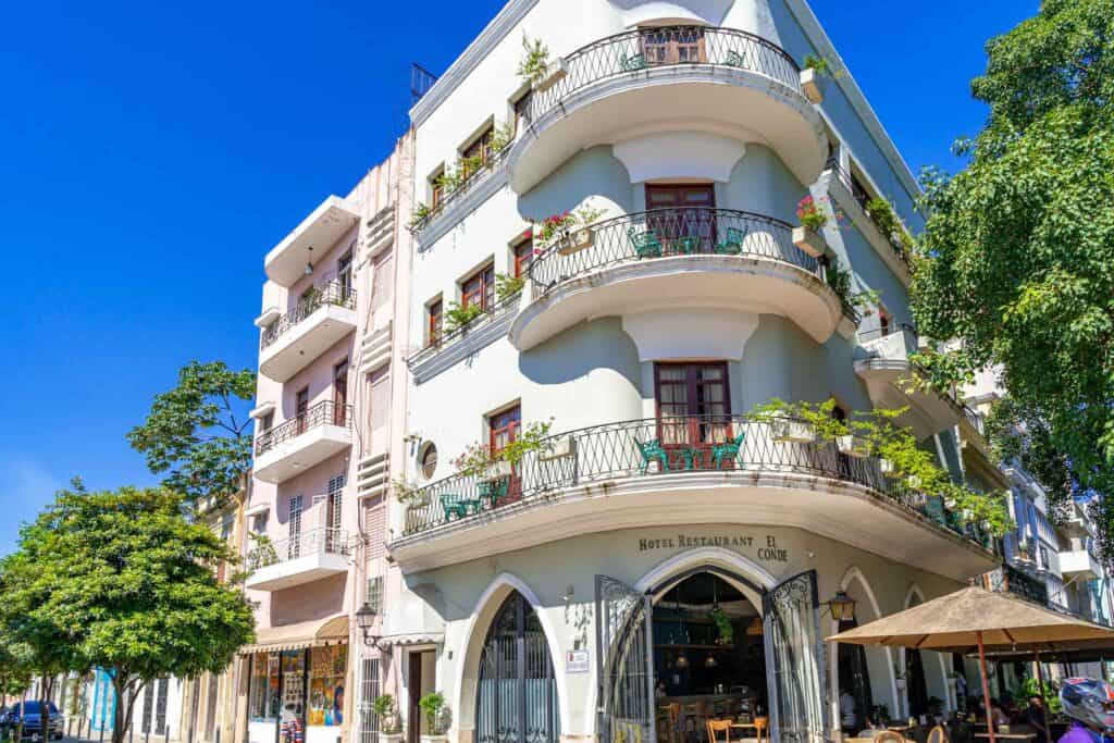 Historic building in Colonial Zone of Santo Domingo Dominican Republic