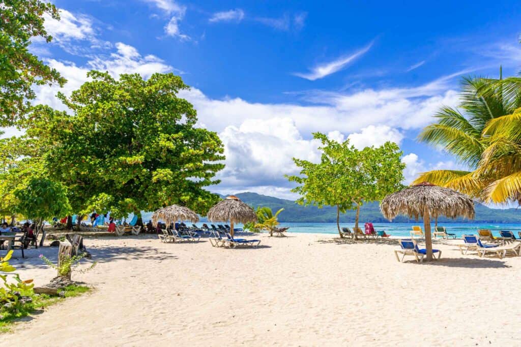 Beach view in Santo Domingo Dominican Republic