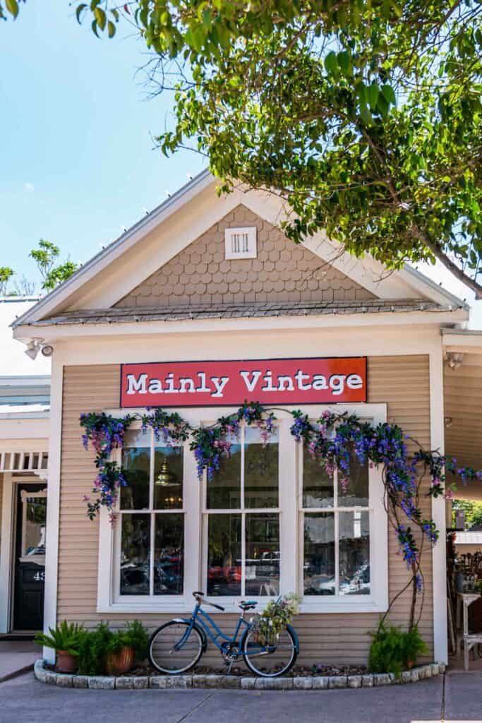 Hill Country Mile Building with Mainly Vintage Signage