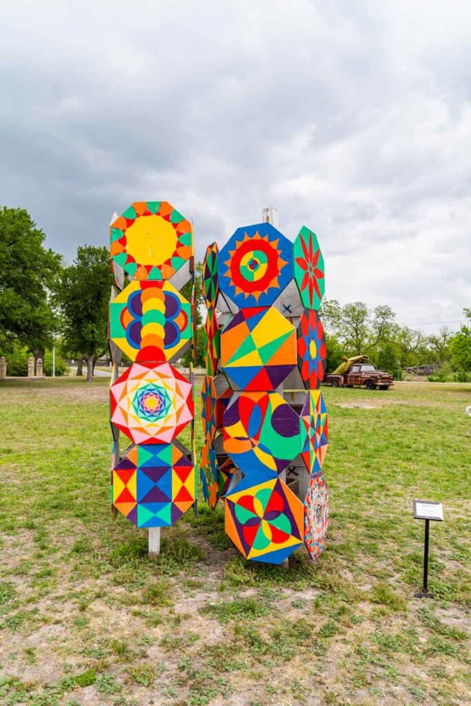 Octagon Colorful Sculptures