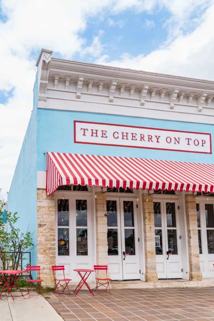 Ice Cream Shop Front View