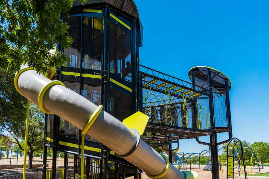 Playground slide area for fun things to do in round rock tx