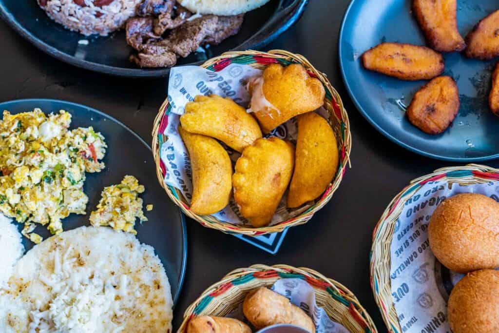 Assorted Colombian Food