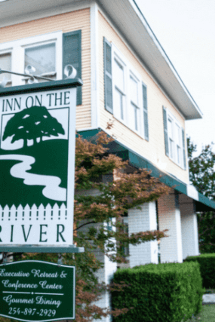 Outer view of the Inn on the River